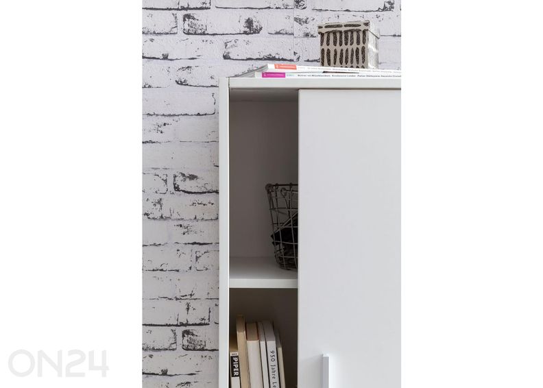 Комод/шкаф с раздвижными дверцами 60 см, белый увеличить