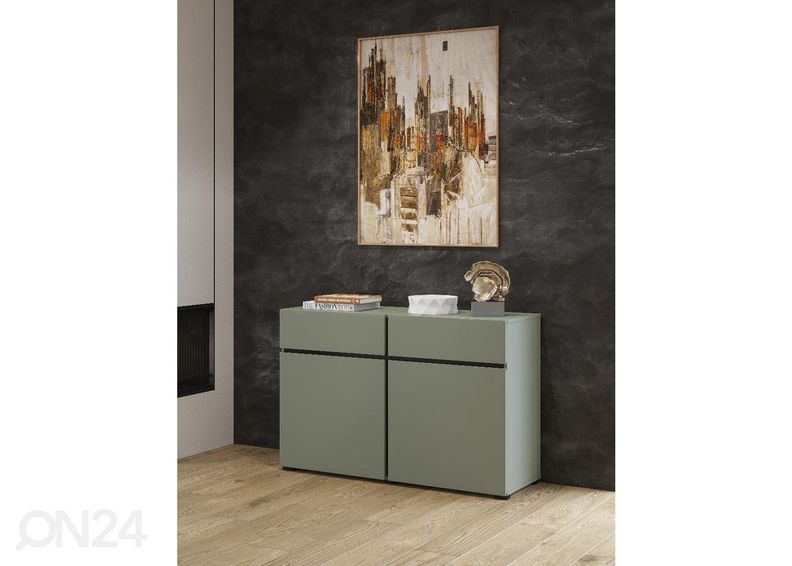 Комод 119 cm, зелёный увеличить