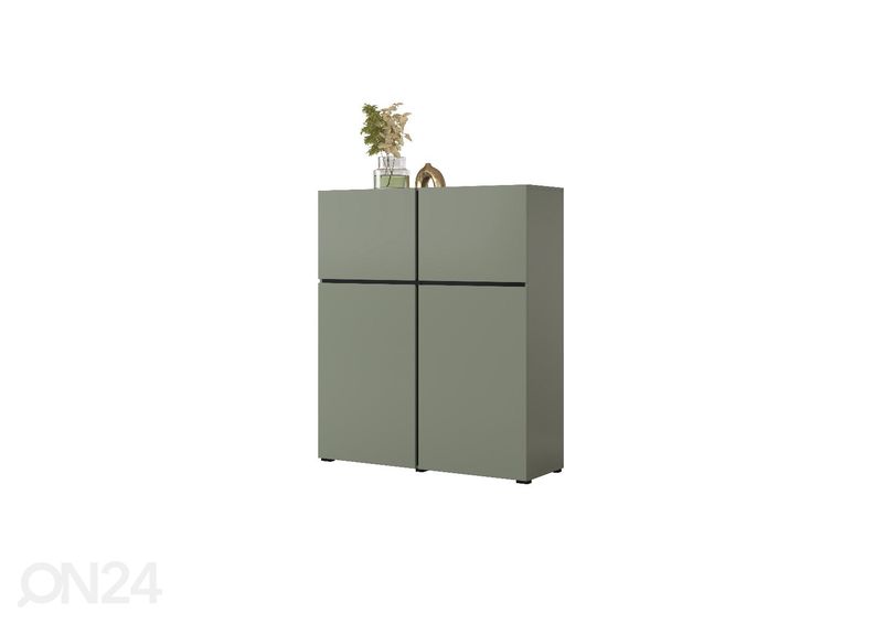 Комод 119 cm, зелёный увеличить