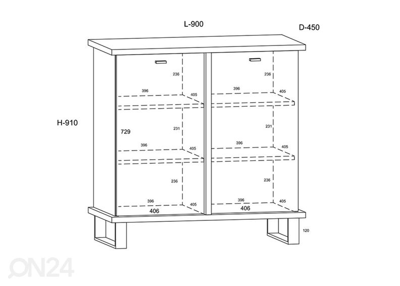 Комод увеличить
