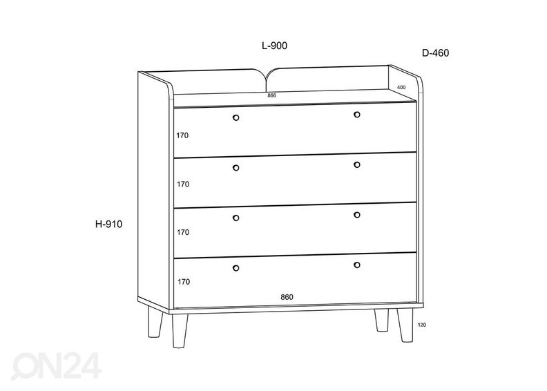 Комод увеличить