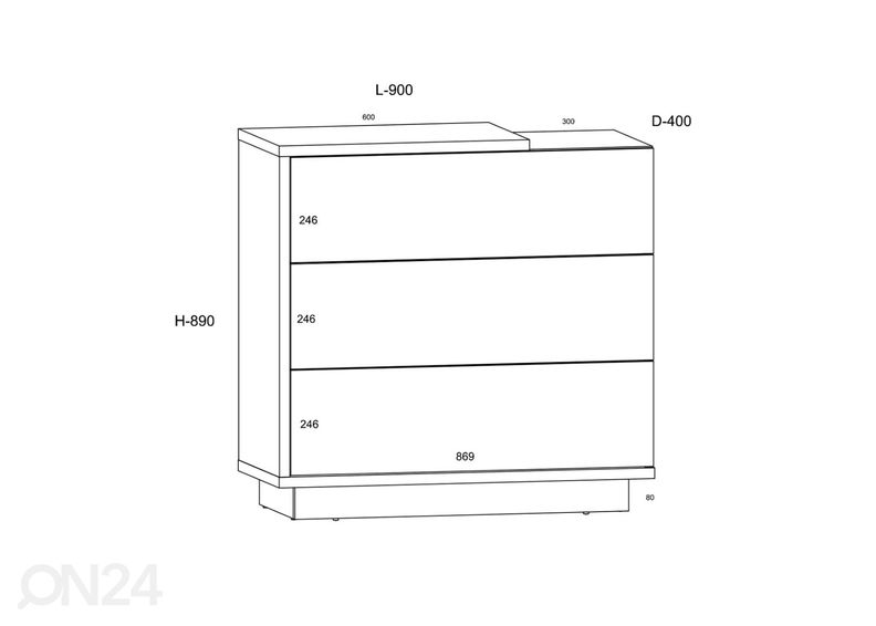 Комод увеличить