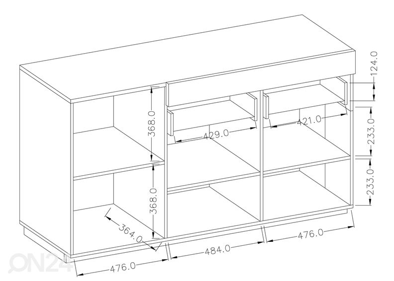 Комод увеличить