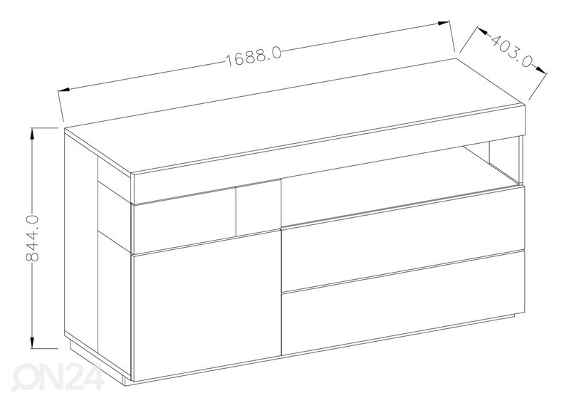 Комод увеличить