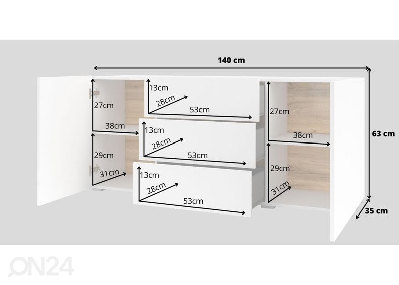Комод увеличить