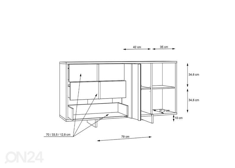 Комод увеличить