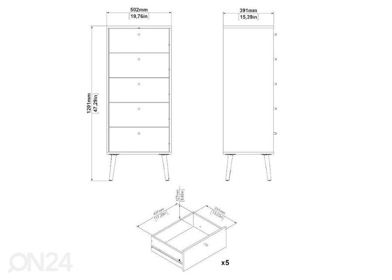 Комод Bodo 50 cm увеличить