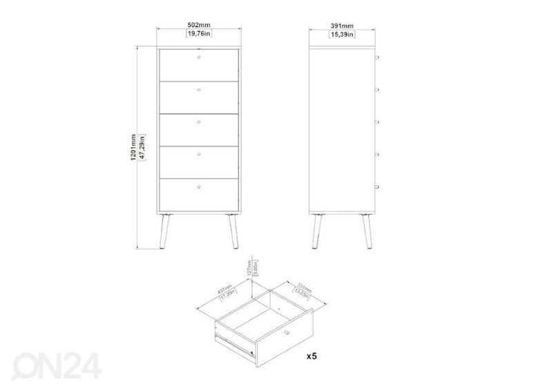 Комод Bodo 50 cm увеличить