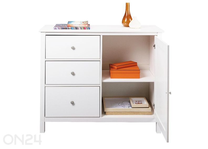 Комод Chilly Home 3+1, Белый увеличить