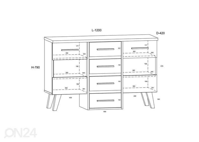 Комод Clon 120 cm увеличить