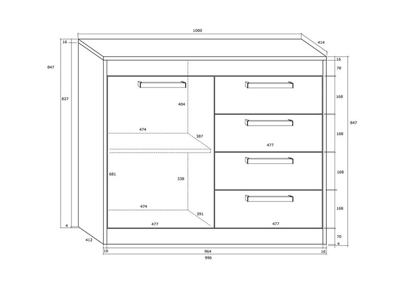 Комод Cobhy 100 cm увеличить