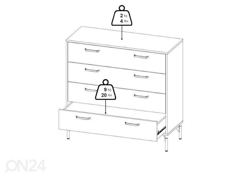 Комод Dana 98,7 cm увеличить
