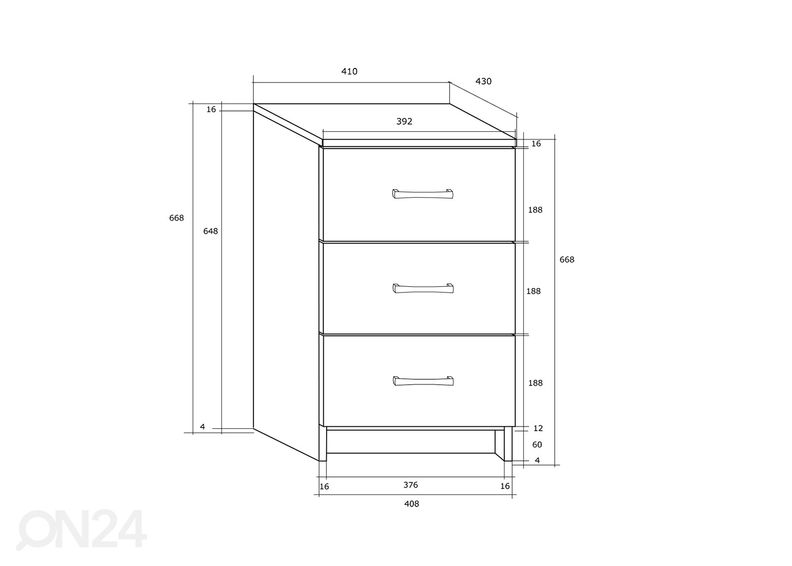 Комод Drimo 41 cm увеличить