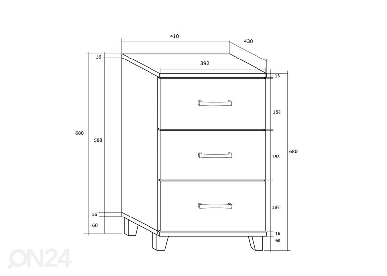 Комод Drimo 41 cm увеличить