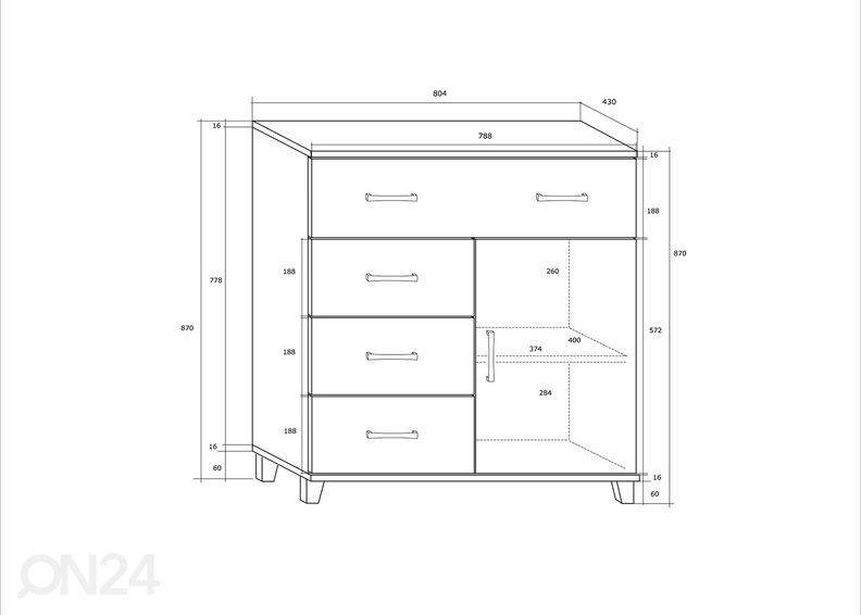 Комод Drimo 80 cm увеличить