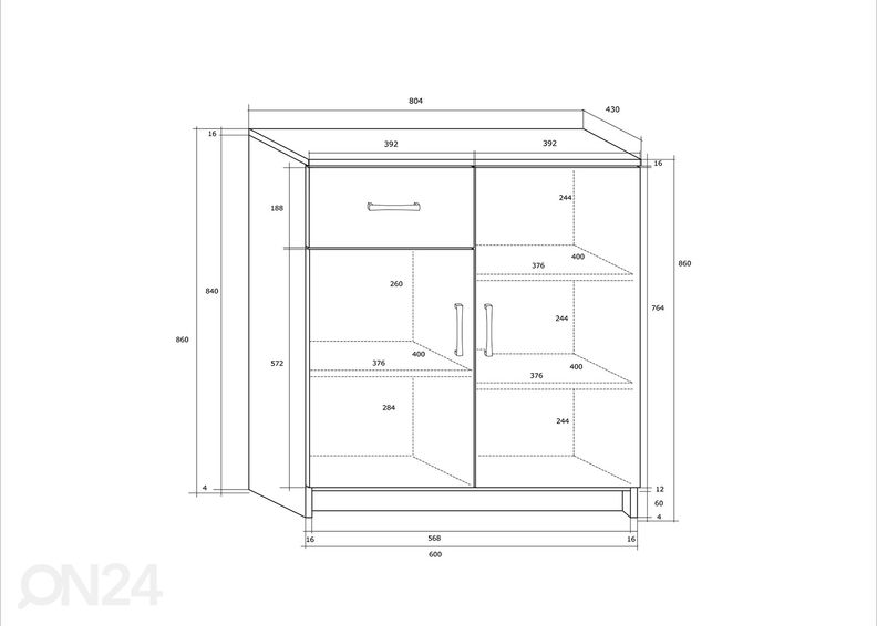 Комод Drimo 80 cm увеличить