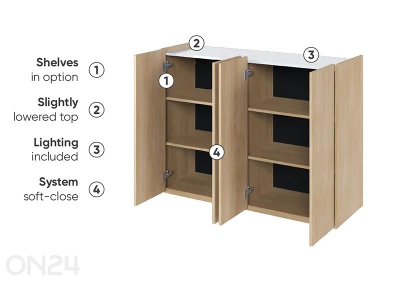 Комод Easy 125,5 см увеличить