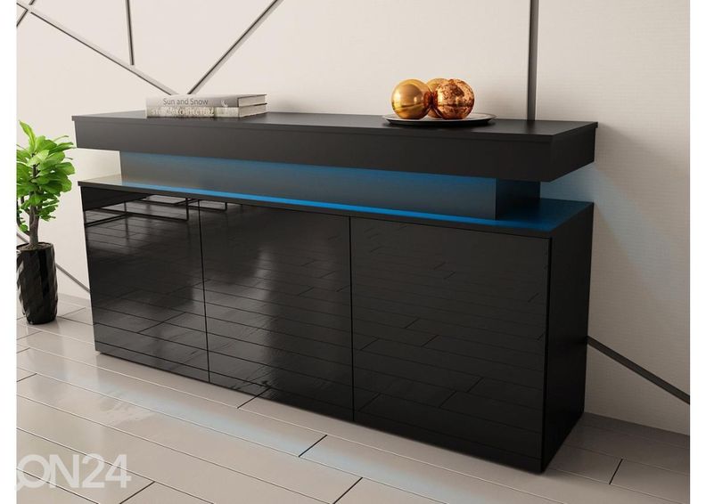 Комод Glossa 160 cm + LED увеличить