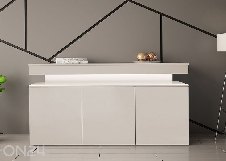 Комод Glossa 160 cm + LED увеличить