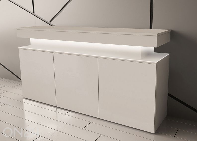 Комод Glossa 160 cm + LED увеличить
