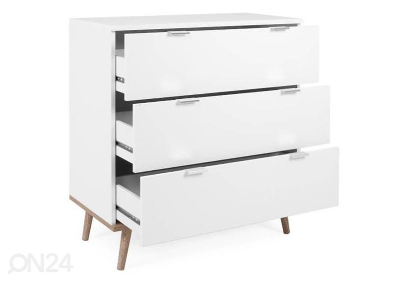 Комод Göteborg белый/сонома дуб увеличить
