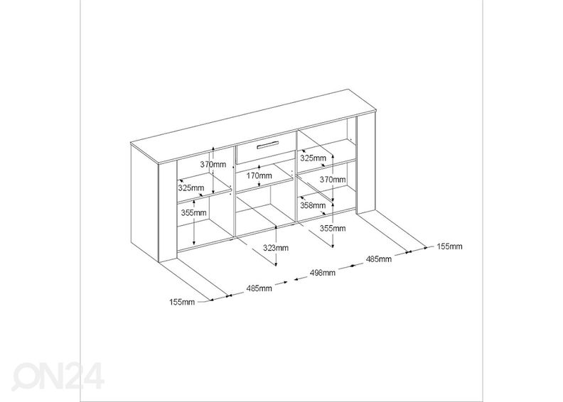 Комод Helma 184 cm увеличить