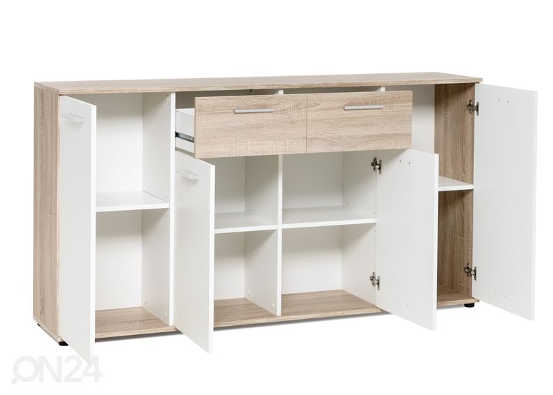 Комод Jacky, сонома дуб/белый увеличить