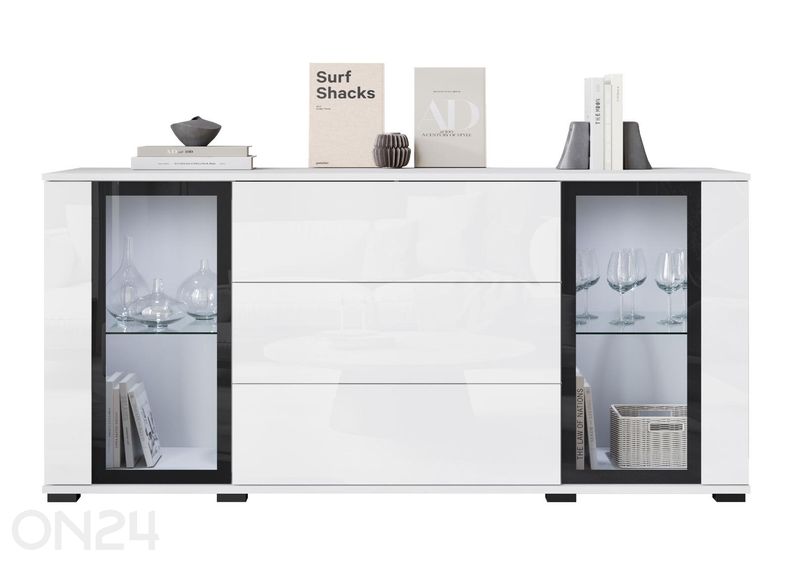 Комод Kansas 150 см + LED увеличить