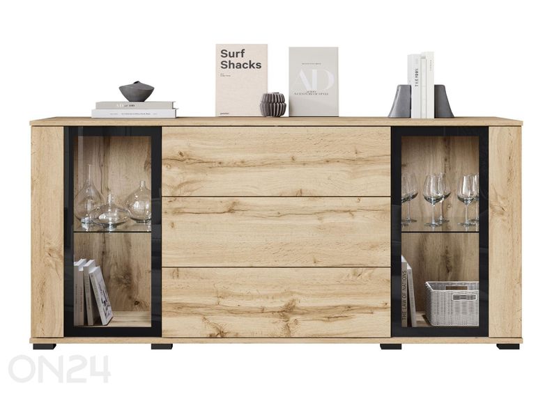 Комод Kansas 150 см + LED увеличить