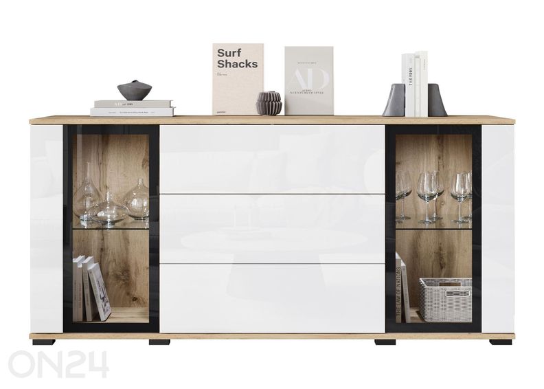 Комод Kansas 150 см + LED увеличить