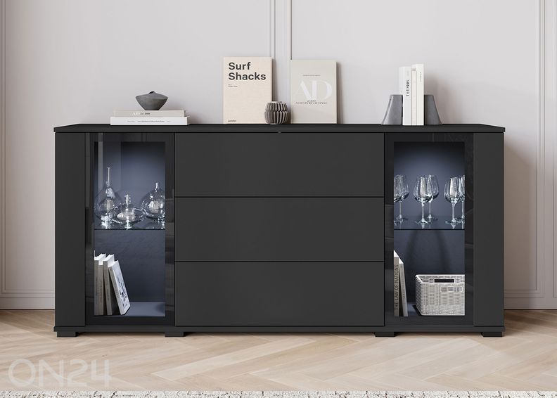 Комод Kansas 150 см + LED увеличить