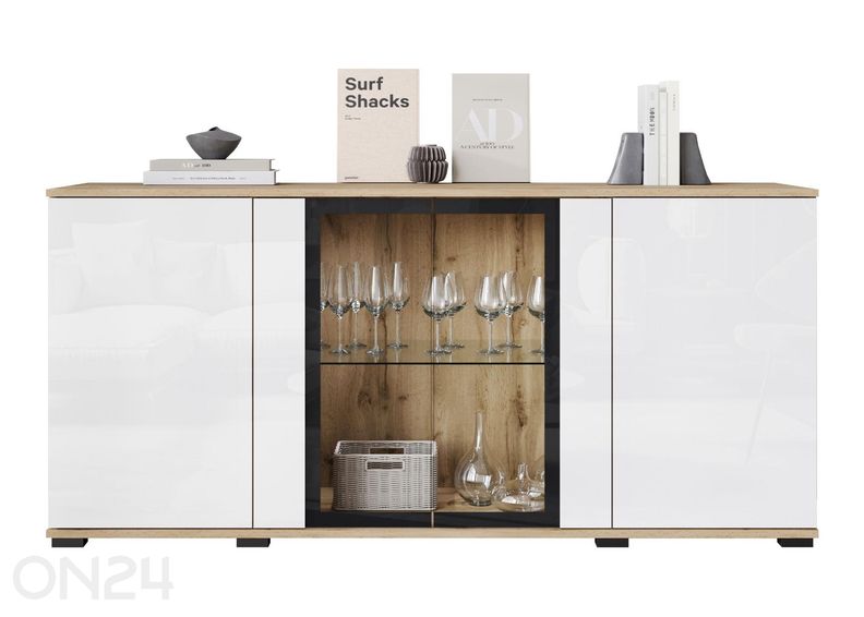 Комод Kansas 150 см + LED увеличить