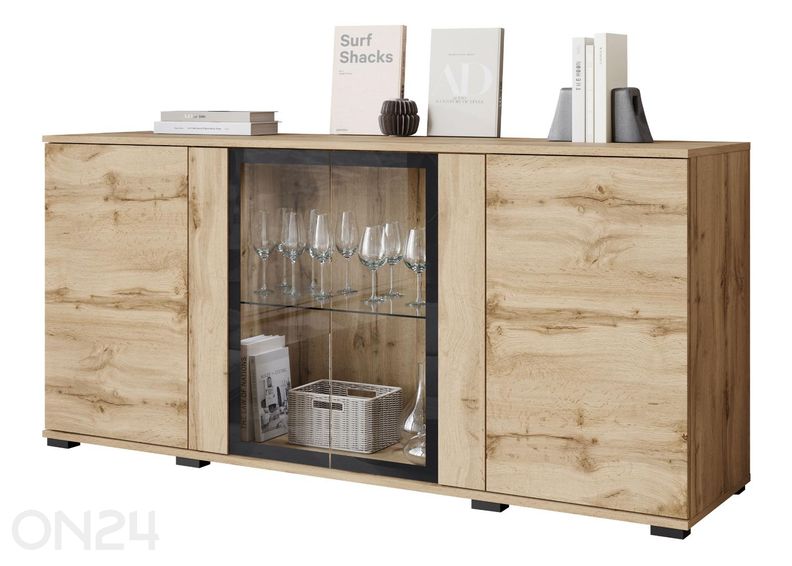 Комод Kansas 150 см + LED увеличить