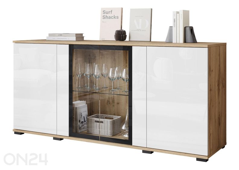 Комод Kansas 150 см + LED увеличить