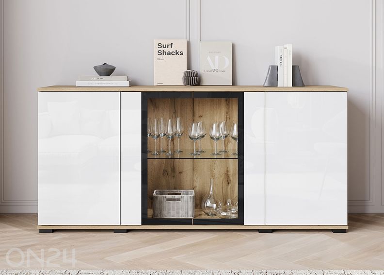 Комод Kansas 150 см + LED увеличить