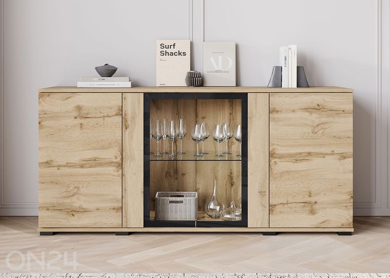 Комод Kansas 150 см + LED увеличить