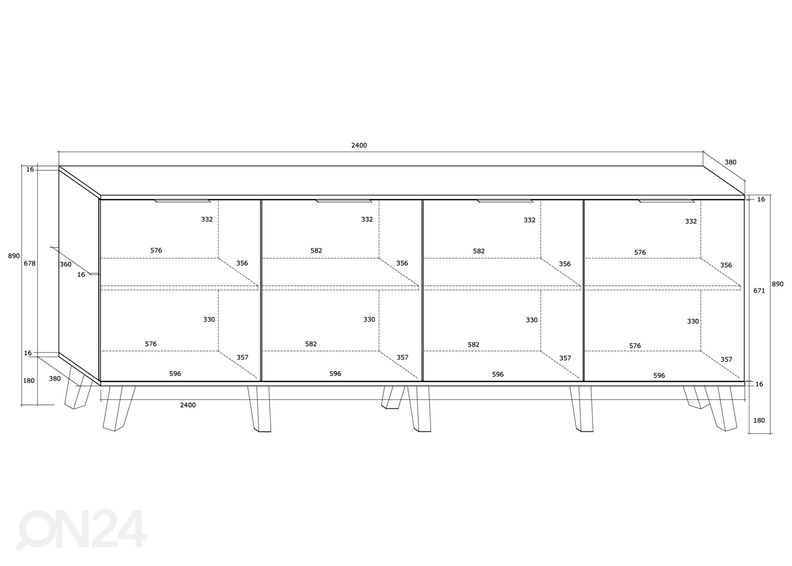 Комод Kilty 240 cm увеличить