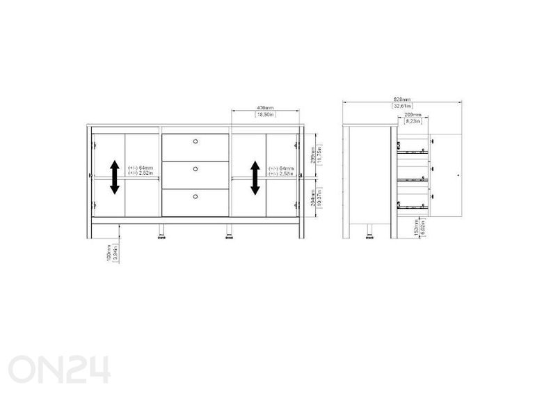 Комод Madrid 151 cm увеличить