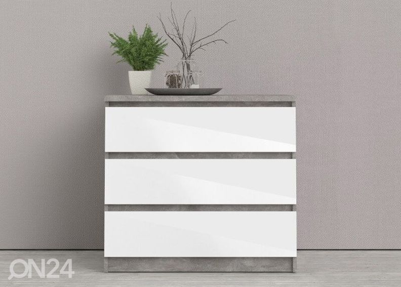 Комод Naia белый/бетон увеличить