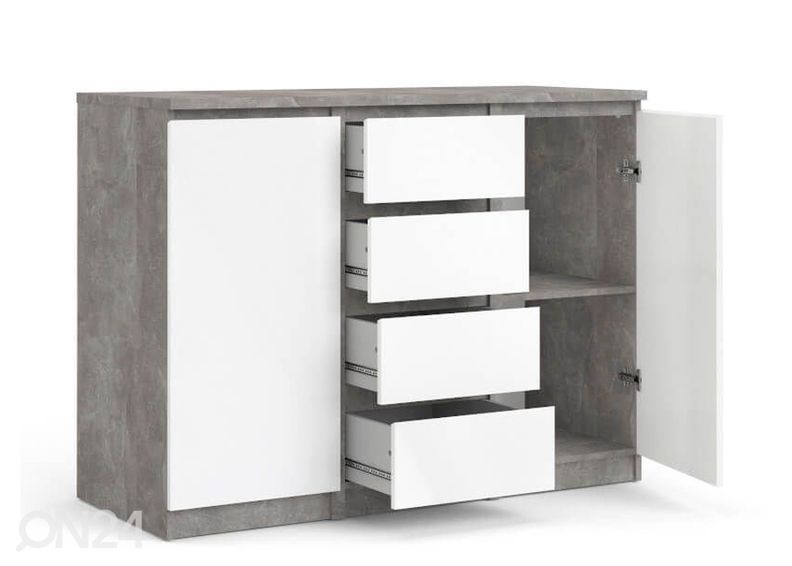 Комод Naia белый/бетон увеличить