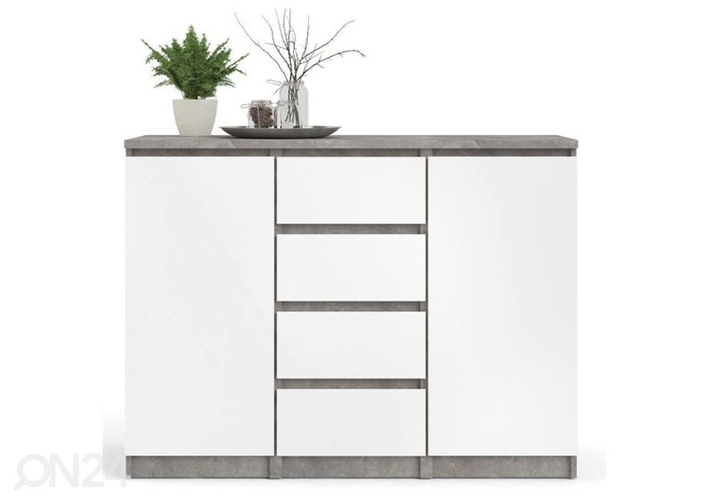 Комод Naia белый/бетон увеличить