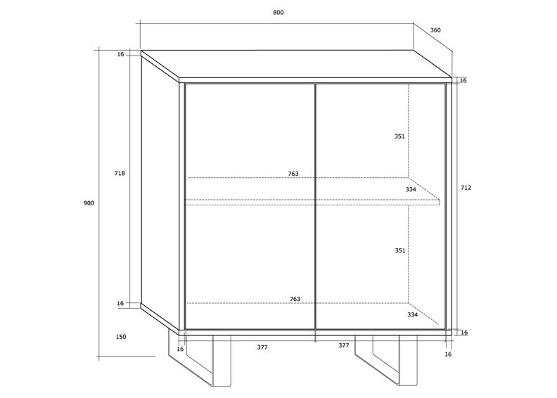 Комод Rossca 80 cm увеличить