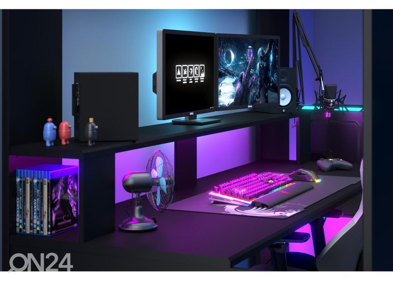 Компактная кровать Online 90x200 cm + LED увеличить