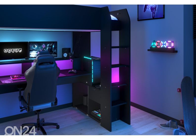 Компактная кровать Online 90x200 cm + LED увеличить