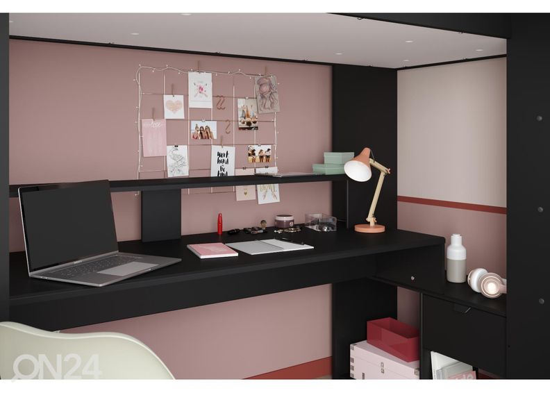 Компактная кровать Online 90x200 cm + LED увеличить