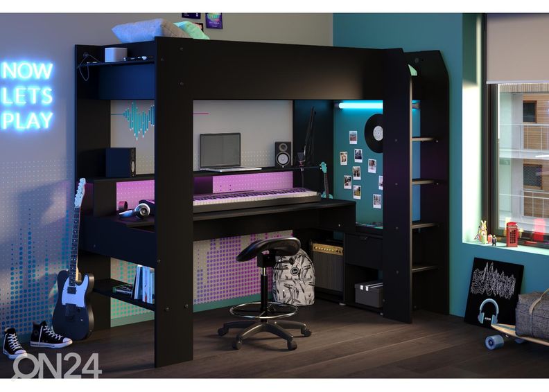 Компактная кровать Online 90x200 cm + LED увеличить