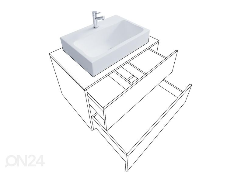 Комплект в ванную комнату Lendas M 60 cm увеличить