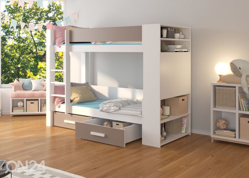 Комплект двухъярусной кровати Lily I 90x200 cm увеличить