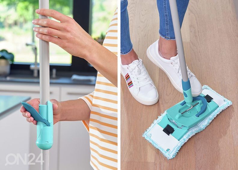 Комплект для уборки пола Leifheit Clean Twist M Ergo с колесиками увеличить