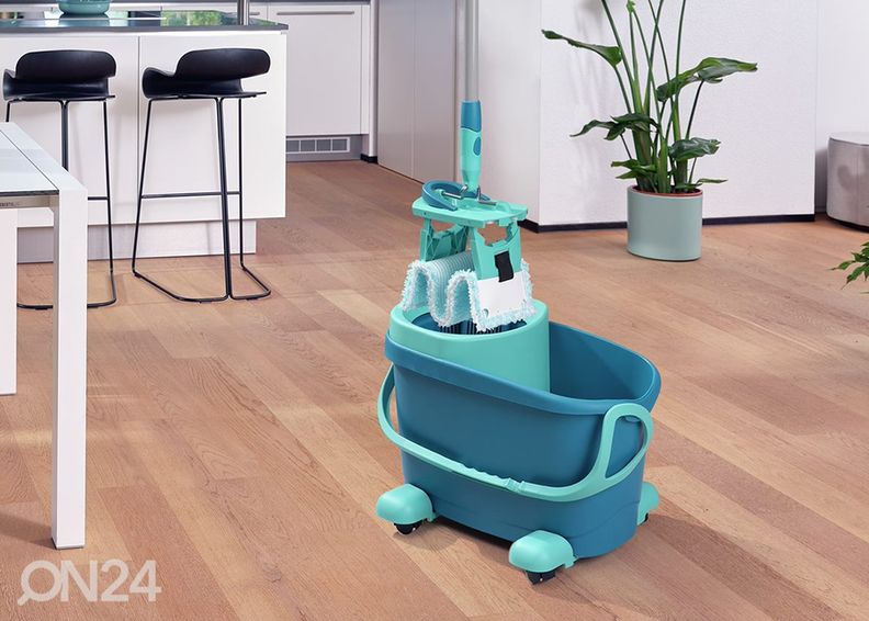 Комплект для уборки пола Leifheit Clean Twist M Ergo с колесиками увеличить